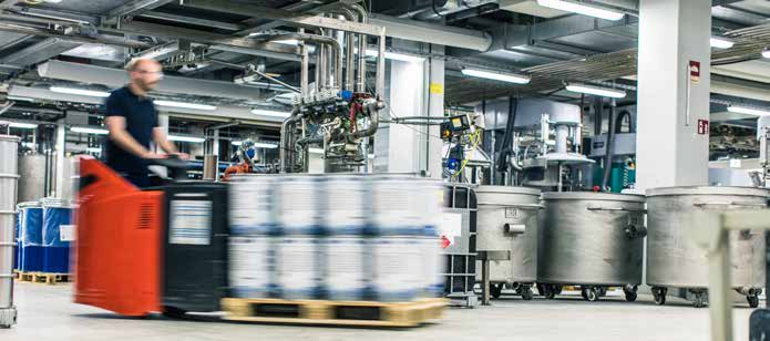 Produktionsanlage bei BÜFA